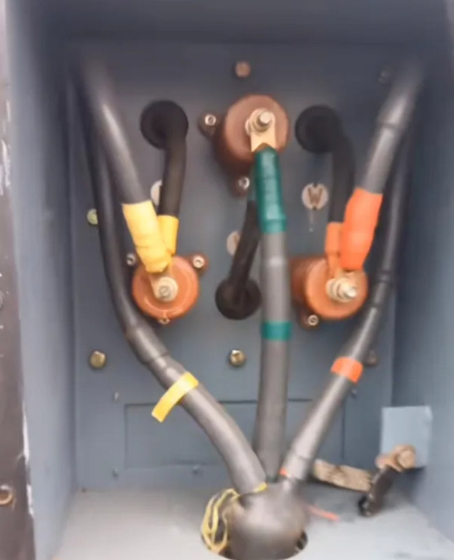 圖為630KW高壓電機(jī)接線(xiàn)照片2